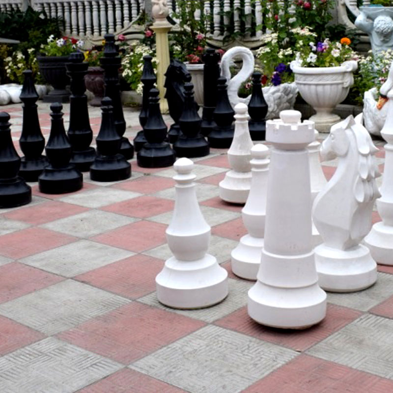 Формы для литья парковых шахматных фигур